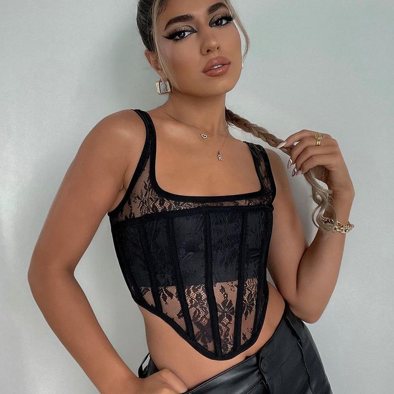 French Chiffon Corset Top - Image 4