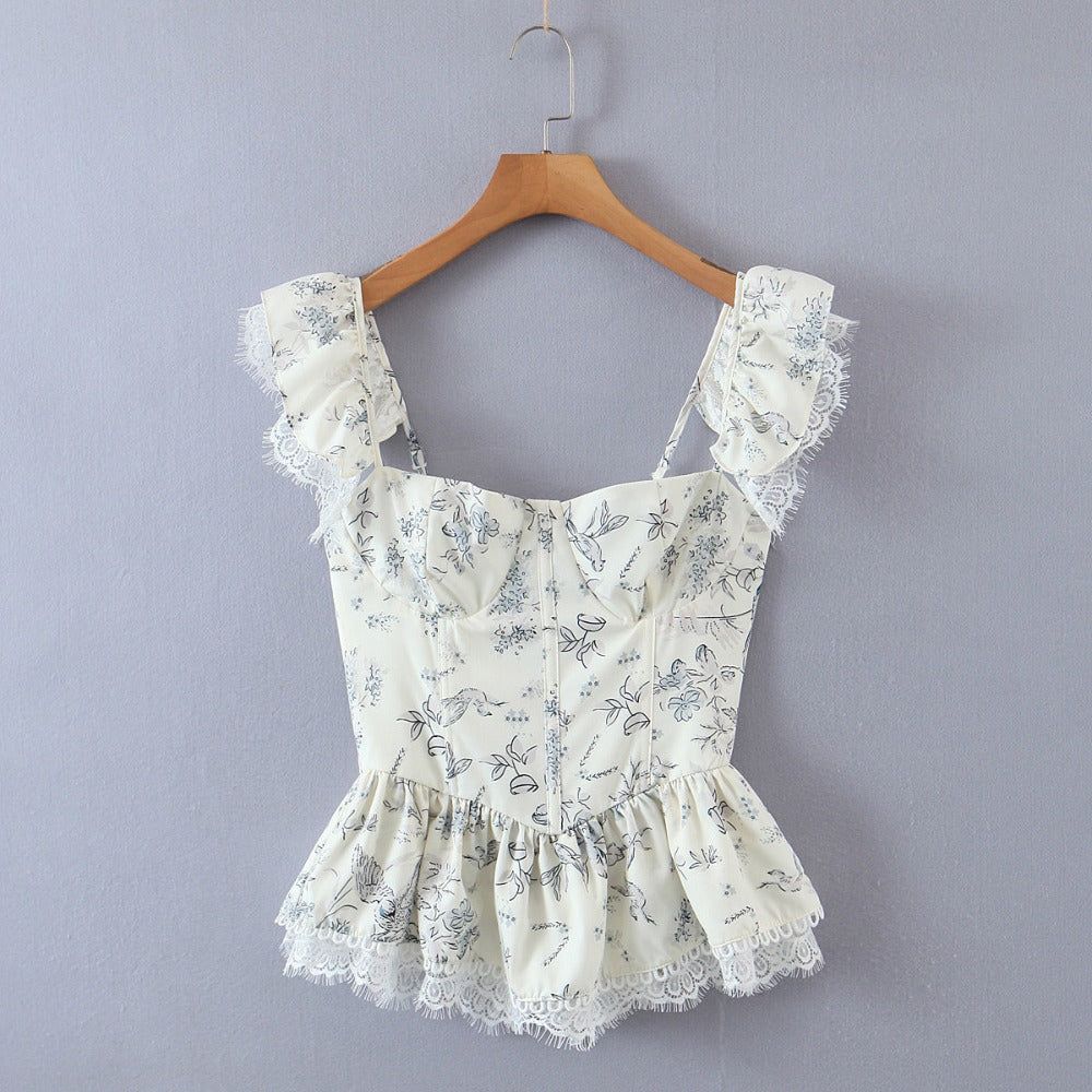 Italia Corset Lace Up Top - Image 5
