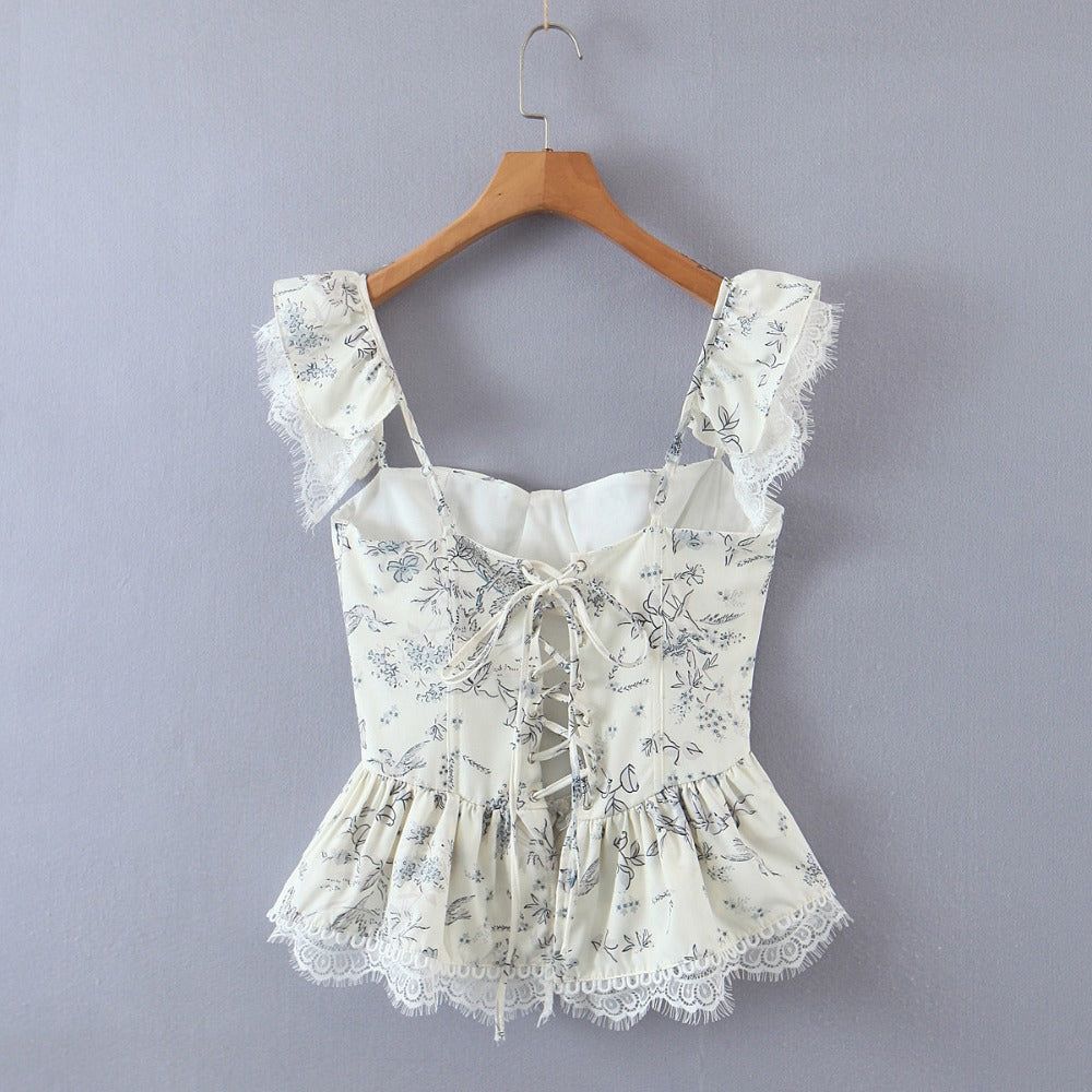 Italia Corset Lace Up Top - Image 6