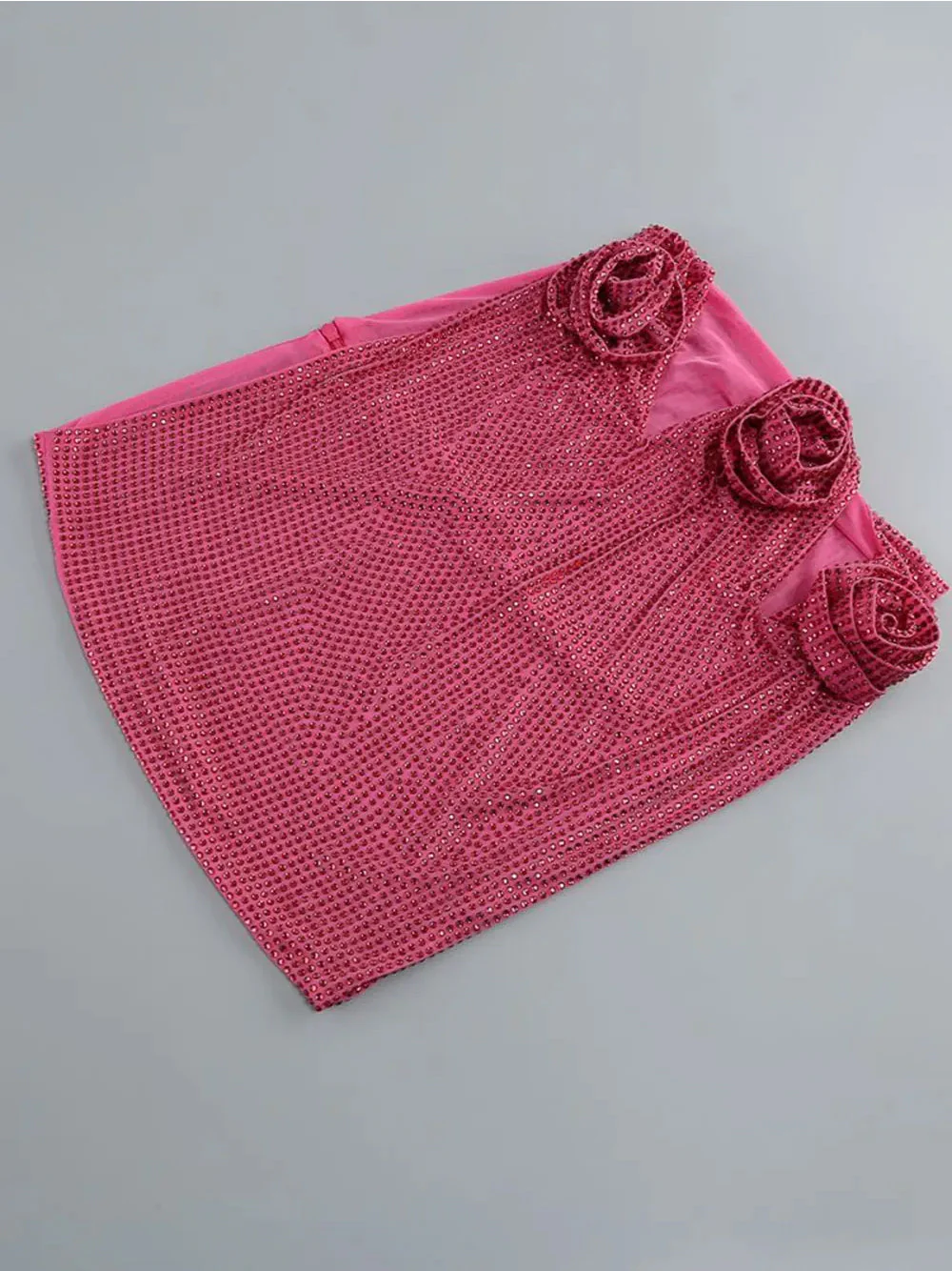 LINNE Cutout Top & Skirt Set in Pink - Image 6