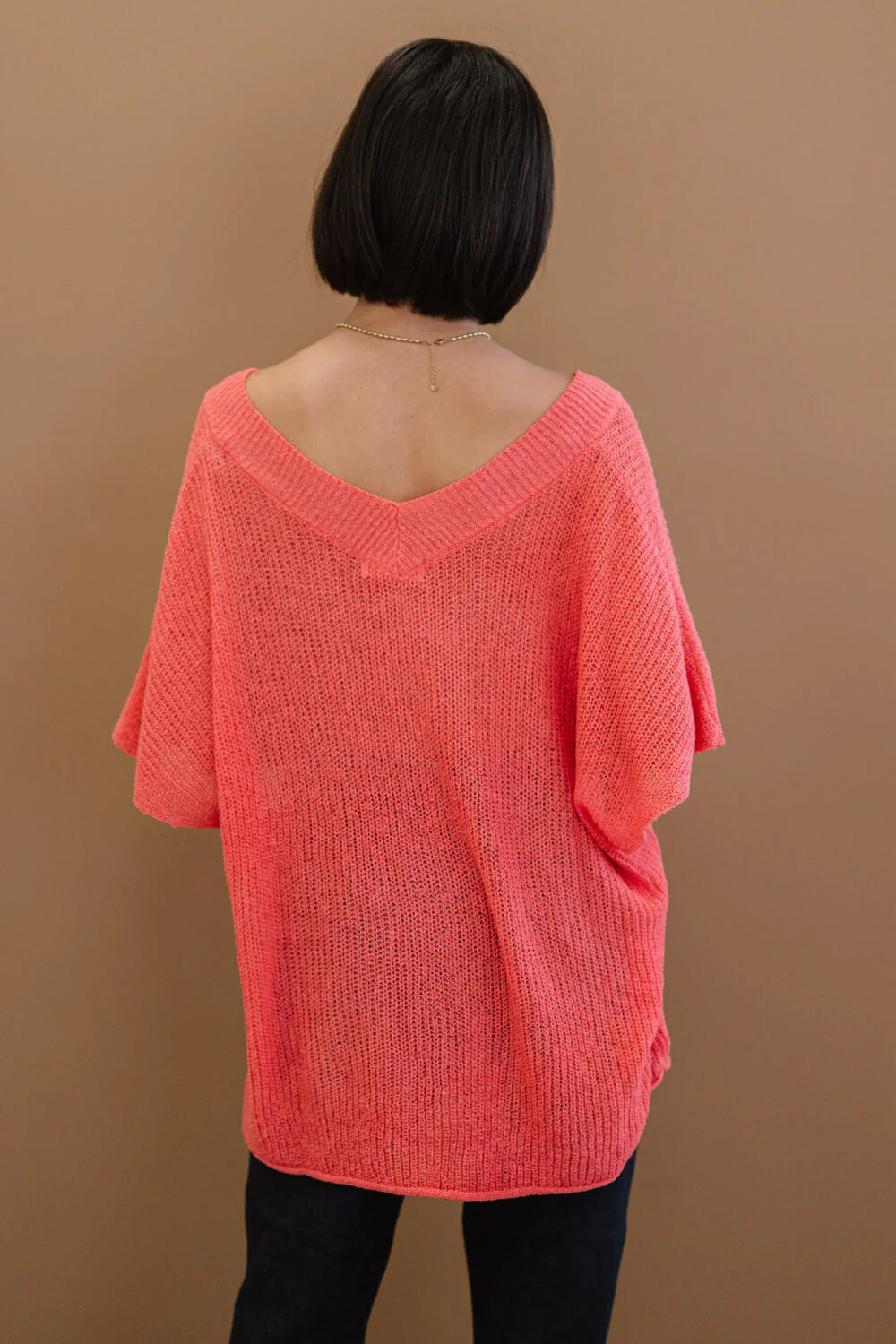 Zenana Lips Are Sealed Full Size Run Openwork Short-Sleeve Sweater - Image 13