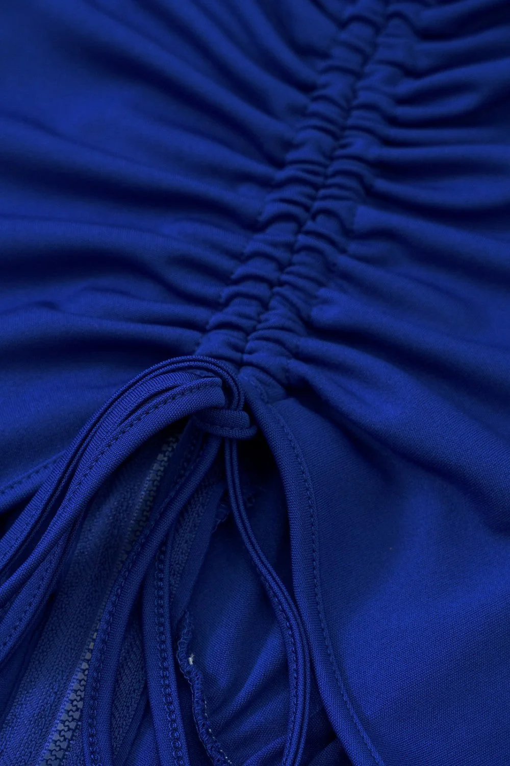 Zip Up Cutout Drawstring Detail Dress - Image 16