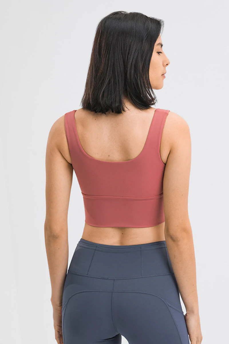 Zipper Front Sport Tank Top - Image 8
