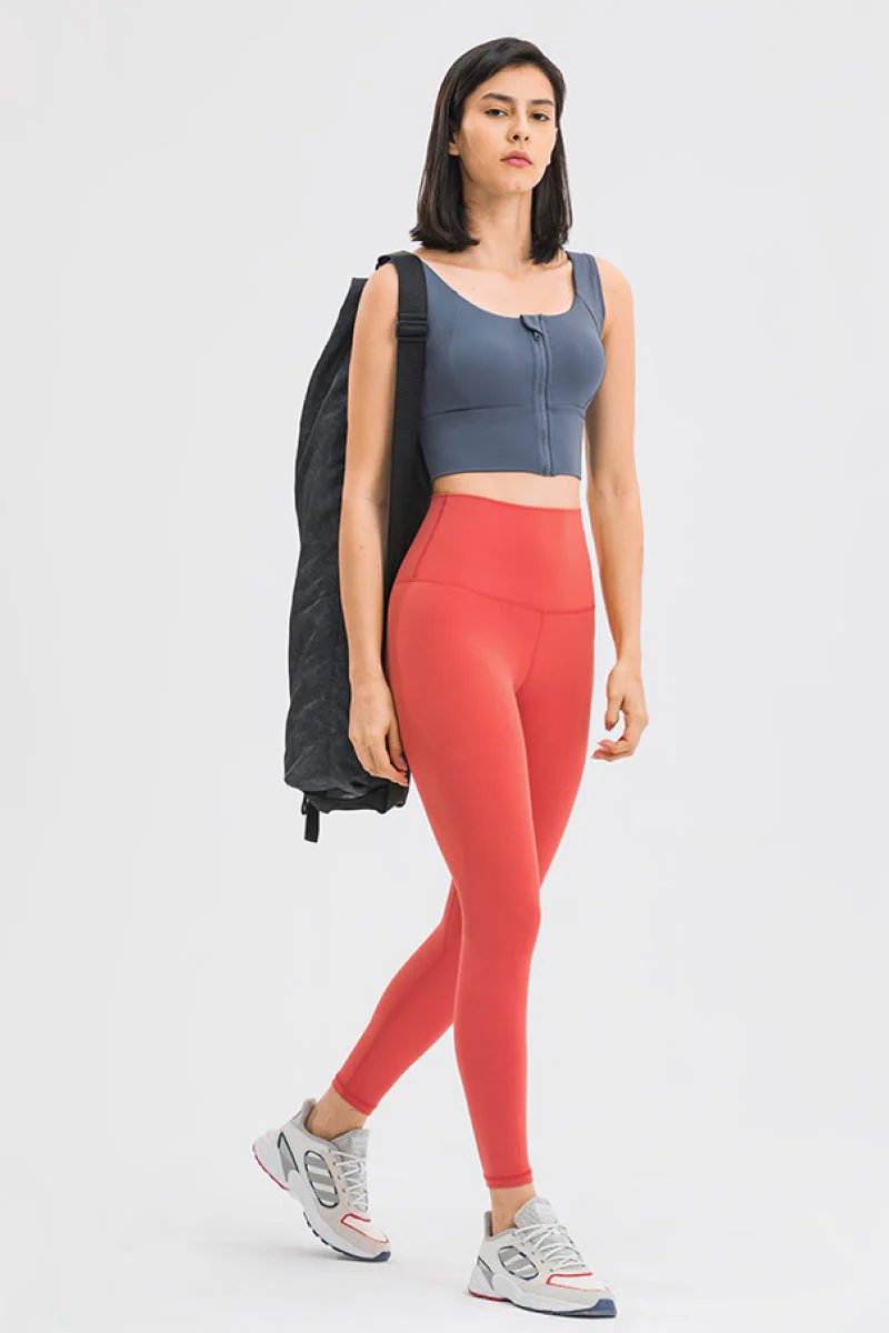 Zipper Front Sport Tank Top - Image 9